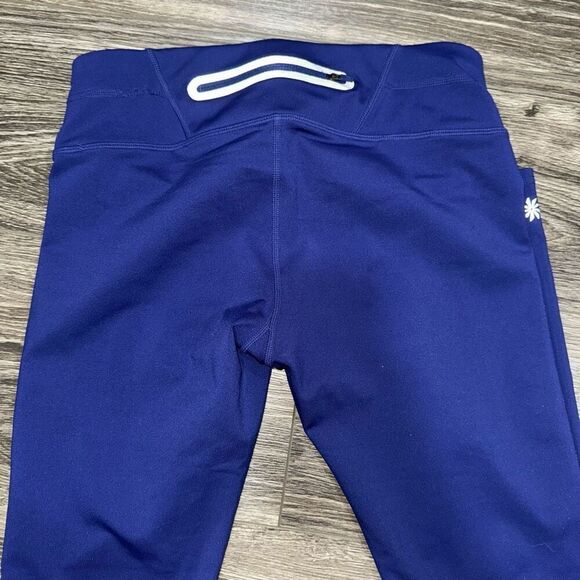 ATHLETA Sonar Purple Capri Legging Pant Crop Tight 341479 Reflective - Picture 3 of 6